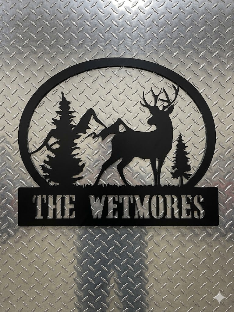 Custom Metal Sign – Single Layer